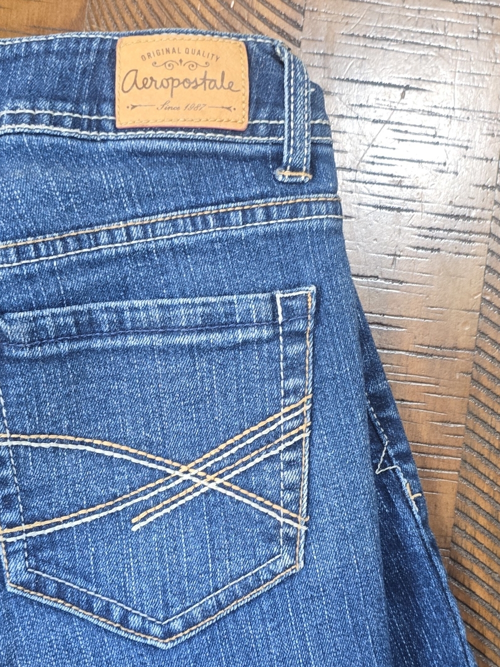 adidas Women's Dark Blue Skinny Jeans with Contrast Stitching